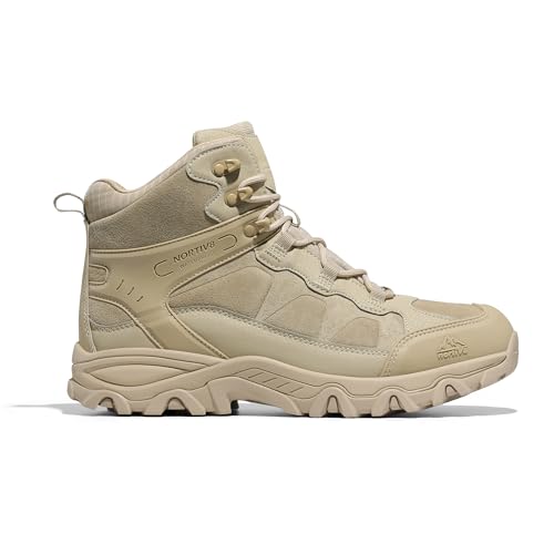 NORTIV 8 Men's Waterproof Hiking Boots Outdoor Mid Trekking Lightweight Mountaineering Shoes Paladin