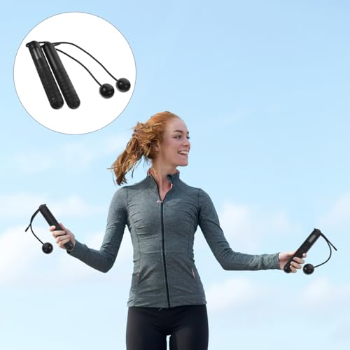 Sosoport Jump Trainer Cordless Jump Rope,Weighted Jump Rope with Counter,Jump Ropes for Fitness,Gym,Burn Calorie,Home-Workout