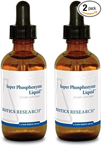 Biotics Research Super Phosphozyme Liquid™– Phosphorous in Liquid, Electrolytes. Healthy Bones and Teeth, Protein Production, Energy Support. 4mg/Drop. 2 Fl Oz (Pack of 2)