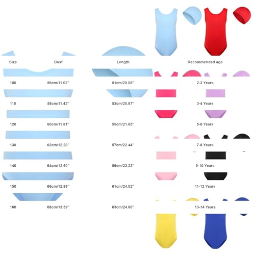 Girls Swimsuit Summer Bathing Suit Beach Solid Cover Up Swimwear Adjustable Straps Cute Swimwear Sets with Swim Cap