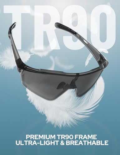 Rayli.Dar Polarized Sports Sunglasses for Men & Women UV400 TAC HD Lenses, Ultra Light TR90 Frame, Cycling Driving Glasses