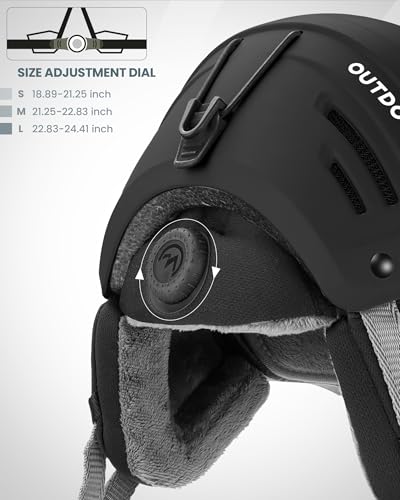 OutdoorMaster MIPS Ski Helmet - Kelvin II MIPS Snow Sport Helmet Snowboard Helmet for Men Women & Youth