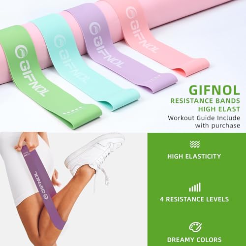 GIFNOL Pilates Ring and Ball Set with Resistance Bands - Pilates Equipment for Home Workout - 14'' & 12'' Pilates Rings, 2...