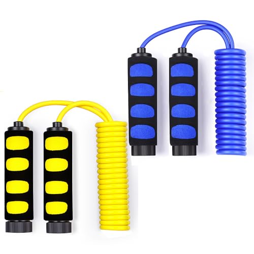 Ponydash Jump Rope, Jump Ropes for Kids, 2 Pack Kids Jump Rope Lightweight &Adjustable &Durable jumping rope for Fitness-S...