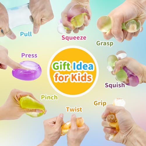 6 Pack Stress Cube Squishy Stress Balls for Adults Kids, Sensory Fidget Toys for Anxiety Stress Relief, Calming Toys Slow ...