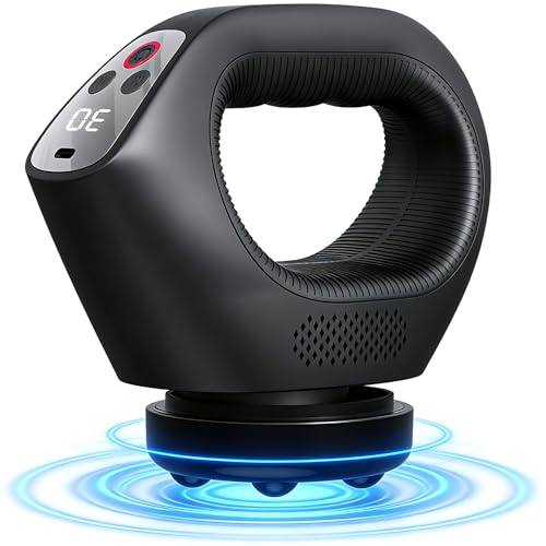 XYVIA 3D Rotating Massage Gun, Cordless Deep Tissue Body Massager with 30 Speeds & 6 Modes for Muscle Recovery & Body Scul...