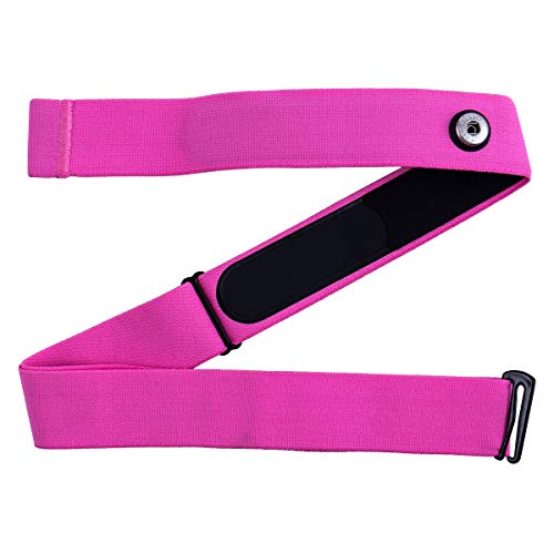 XUXIN Replacement Heart Rate Monitor Soft Strap Adjustable Elastic Chest Mount Belt Compatible with Polar, Garmin, Wahoo S...