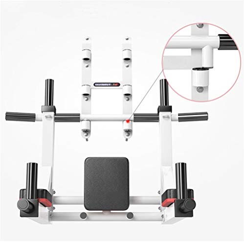 HAKENO Multifunctional Wall Mounted Pull Up Bar/Chin Up bar,Dip Station for Indoor Home Gym Workout,Power Tower Set Gym Eq...