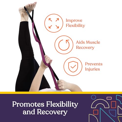 SPECIAL SUPPLIES Yoga Strap for Stretching, Stability Training, Fitness, Flexibility, Physical Therapy, Home Workout Equip...