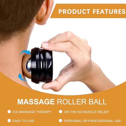 Acreditch Cold Massage Roller Ball - Deep Tissue, Stiffness, 6 Hours Cold Therapy Manual Massage Ball, Joint Pain, Stress ...