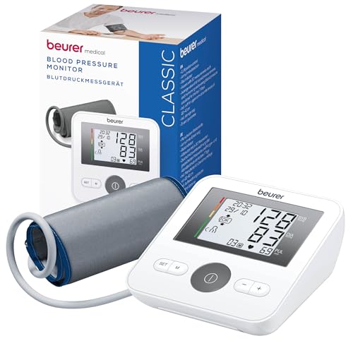 Beurer BM27 Upper Arm Blood Pressure Monitor for Home Use with Adjustable Cuff, Data Transfer to Apple Health and co., 120...
