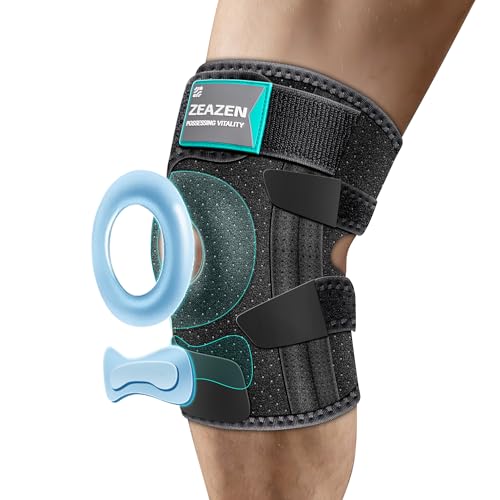 ZEAZEN Large Knee Brace for Men – Adjustable Compression Knee Support for Arthritis, ACL, Meniscus Tear, Joint Pain Relie...