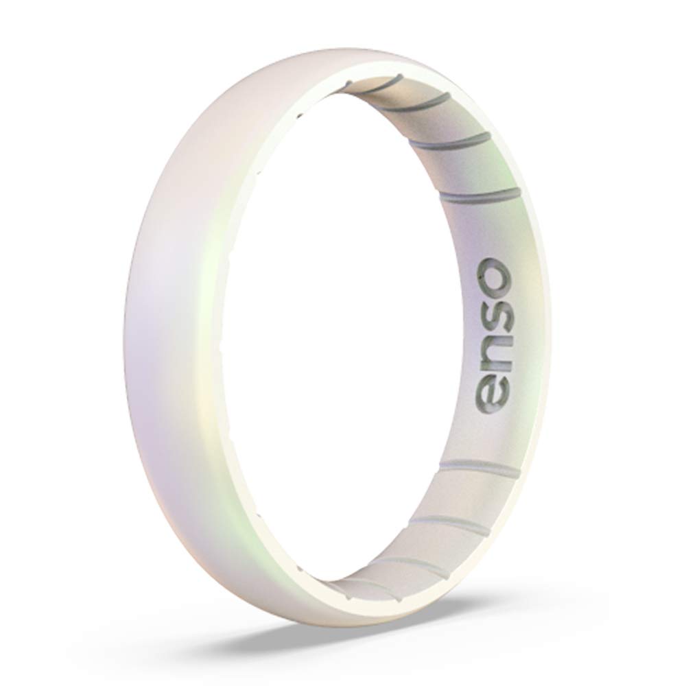 Enso Rings Thin Legend Silicone Ring | Made in The USA | an Ultra Comfortable, Breathable, and Safe Silicone Ring (Unicorn, 3)