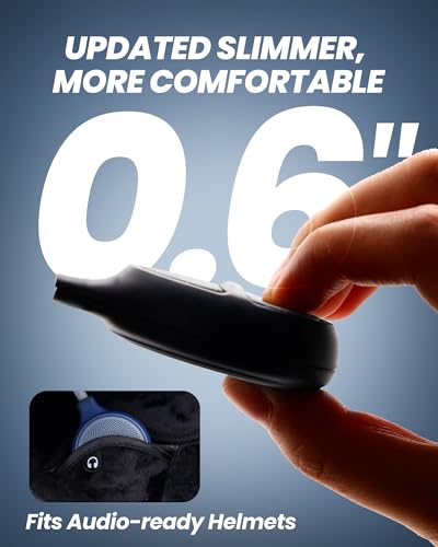OutdoorMaster Wireless Bluetooth 5.3 Ski Helmet Drop-in Headphones HD Speaker Chip Compatible with Audio-Ready Helmet with...