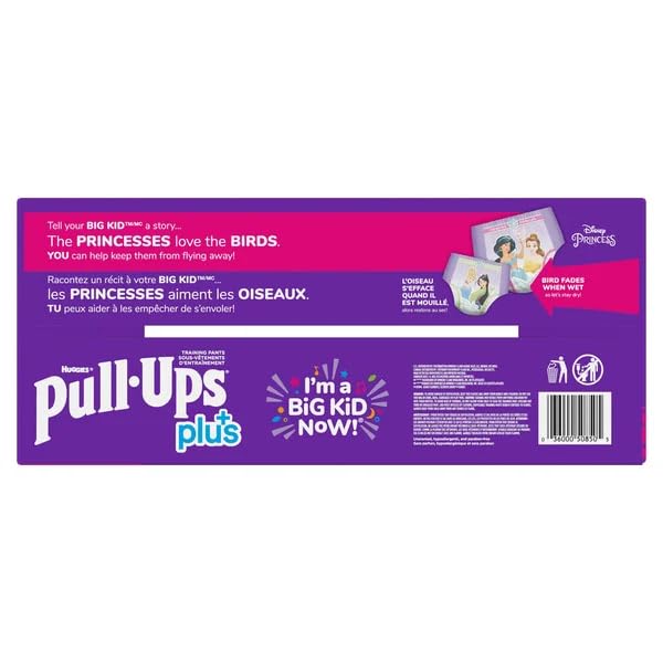 Huggies Pull-Ups Girls' Potty Training Pants, Size 3T-4T Training Underwear (32-40 lbs), 116 Count Packaging May Vary Excl...