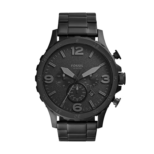 Fossil Men's Nate Oversized Stainless Steel Chronograph Watch