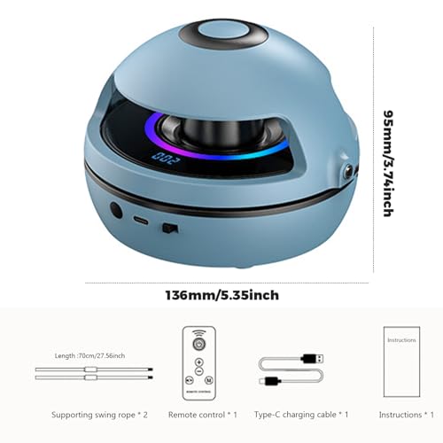 Music Jump Rope Machine Smart Skipping Rope Machine with LED Counter and Speaker, Intelligent Automatic Electric Rope Skip...