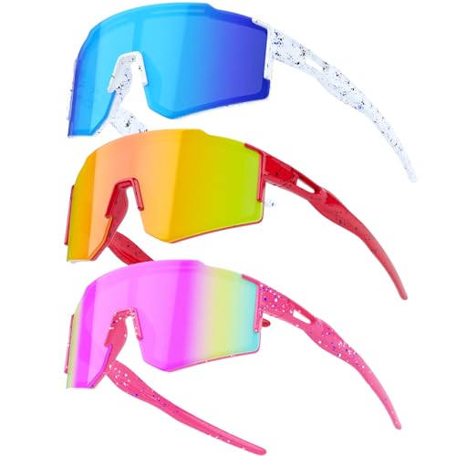 tumwick Baseball Sunglasses for boys girls,Kids Sunglasses Polarized,running golf cycling Glasses