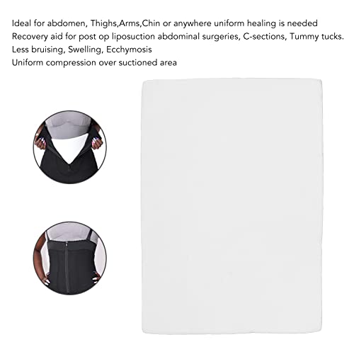 YUYTE Foam Pads for Post Ab Board After Liposuction Flattening Tummy Tuck Abdominal Compression Garments Foam Sheets 11"x ...