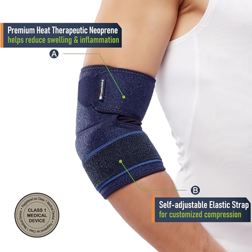 Comforband Adjustable Elbow Brace – Targeted Support for Tennis Elbow, Golfer's Elbow, Tendonitis, Arthritis, Bursitis, S...