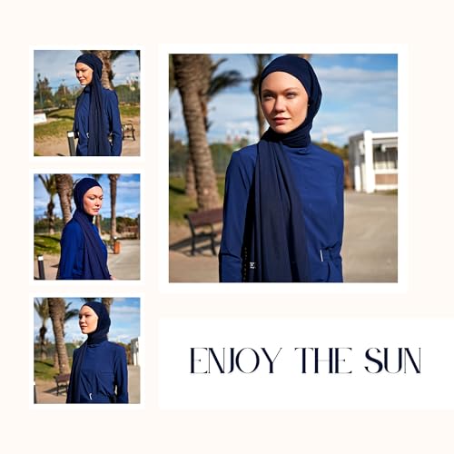 Islamic Swimming Bonnet for Women | Modest Hasema Cap - Summer Headscarf for Beach and Pool, Bandana, Hijab, Women's Turban.