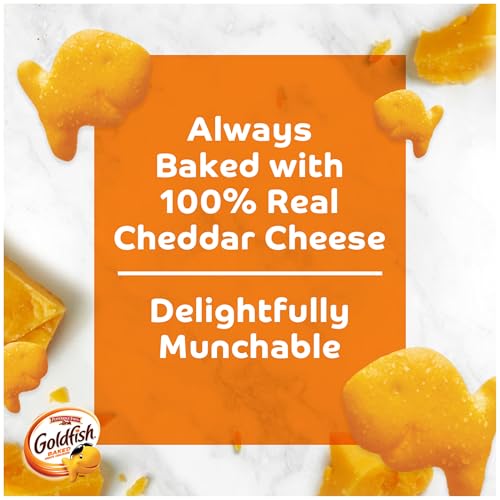 Goldfish Cheddar Crackers, 1.5 oz. Snack Packs, 30 Count