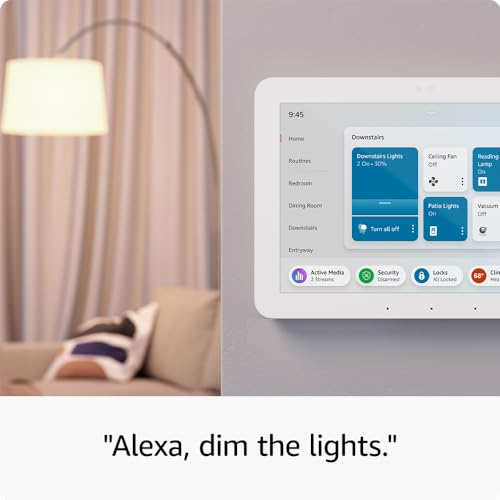 Amazon Echo Hub, 8” smart home control panel, Designed for Alexa+, Compatible with thousands of devices