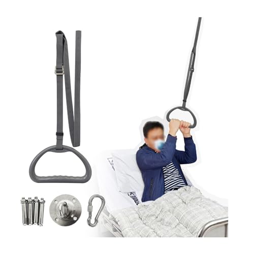 AOSSA Bed Trapeze for Elderly Pull Up, Stand Assist Lift Bar, Hospital Bedside Trapeze for Bed Mobility & Transfer, Ceilin...