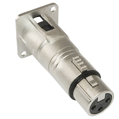 Mcsproaudio Xlr Male To Xlr Female Pass Through Panel Mount Jack