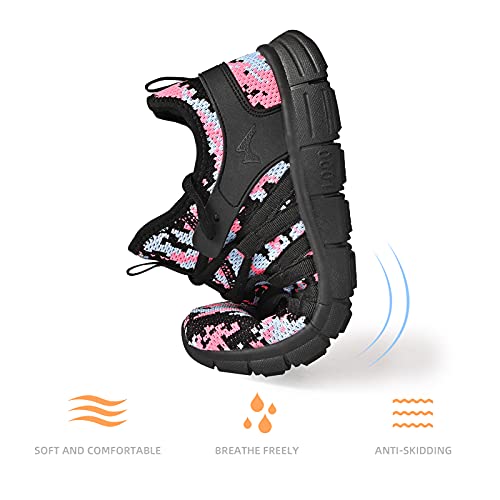 AOE Womens Fashion Walking Running Shoes Ultra Lightweight Breathable Mesh Tennis Shoes Non Slip Athletic Workout Gym Snea...