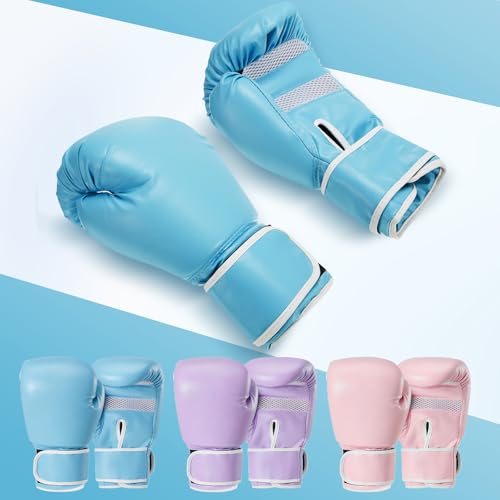 Simgoing 3 Pack Christmas Boxing Gloves Gift for Men & Women, Boxing Training Gloves with PU Leather for Free Fighting, Mu...