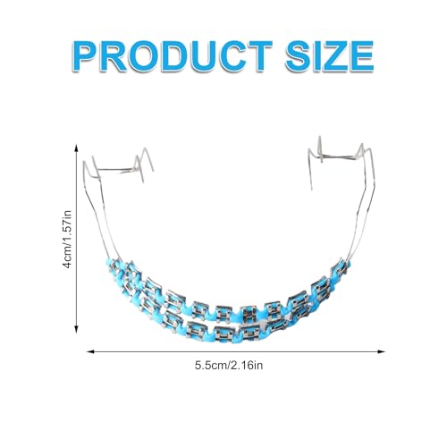 Brackets Falsos Para Dientes, Braces Kit with Brackets & Wire Perfect for Dental Students & Orthodontic Practice, Brackets...