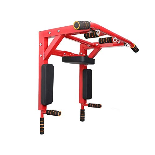 Pull Ups Pull Up Bar Wall Mounted Chin Up Dip Bar Multifunctional Home Gym Equipment Workout Fitness for Upper Body Streng...