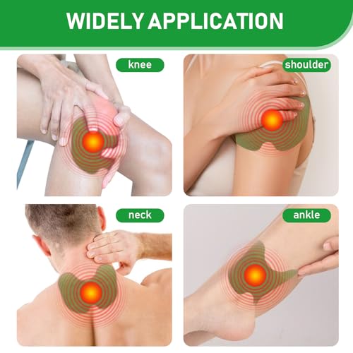 42Pcs Knee Patches，Warming Herbal Patches Wormwood Extract Sticker Heat Patches for Knee, Back, Neck, Shoulder
