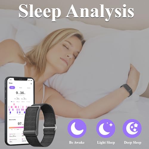 QYZHARYX Smart Bracelet,Health and Fitness Tracker,24/7 Heart Monitor & Sleep Tracker, Multi-Sport Tracker Wristband with ...
