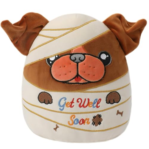 NIUBEHOHO Get Well Soon Plush Dog – Injured Bulldog Stuffed Animal Adorable Bandages, Perfect Get Well Gift for Bulldog Lo...