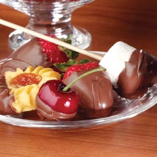 Nostalgia 3 Tier Electric Chocolate Fondue Fountain Machine for Parties - Melts Cheese, Queso, Candy, and Liqueur - Dip St...