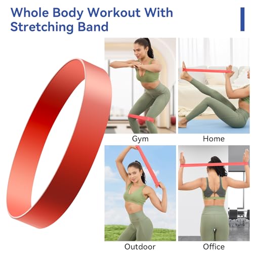 5 in 1 Foam Roller Set - Back Roller Foam, Massage Roller Stick, Massage Ball, Resistance Band for Physical Therapy & Deep...