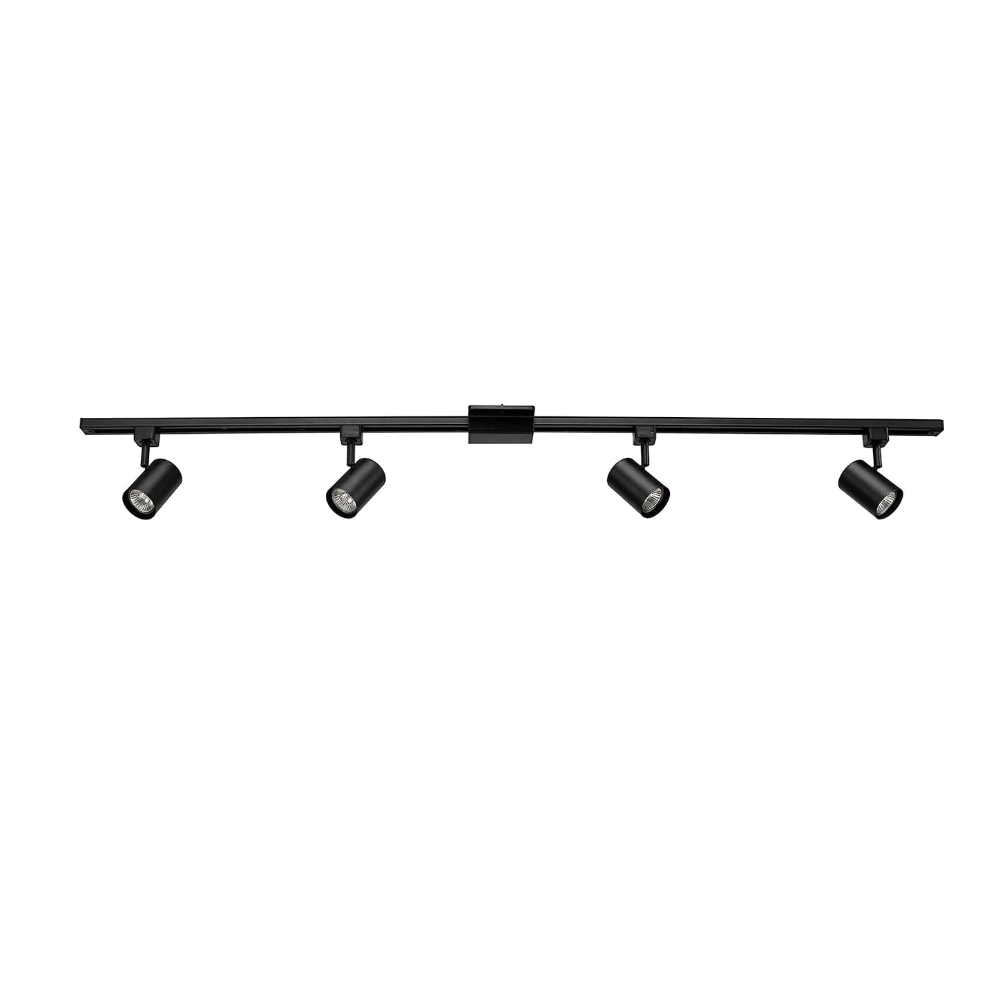 Globe Electric 59738 Tribeca 4-Light Track Lighting Kit, 56, Matte Black, Metal, Bulb Not Included