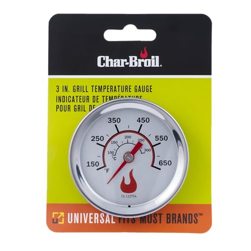 Charbroil® Replacement Universal 3” Gas Grill Temperature Gauge - 8966083