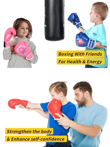 SAEEPABUL Upgrade Kids Boxing Gloves for 3-8 Year Boys and Girls, Toddler Boxing Gloves for Kids Training, Boxing Gloves K...