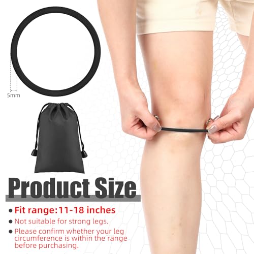Foilswirl Silicone Patella Knee Band for Basketball Patella Tendon Support Knee Pain Running Tendon Brace Support Strap(2,...