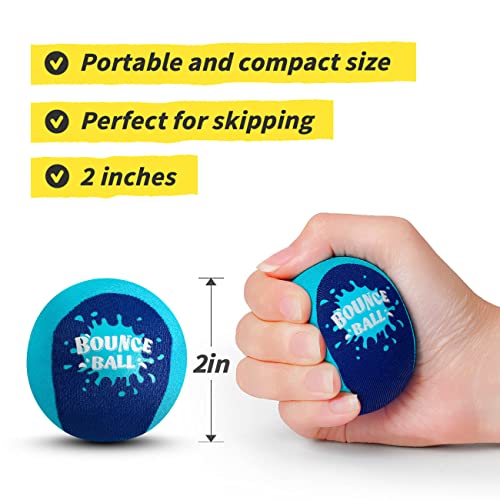 Bambilo Water Skipping Ball | 2-Pack Bounce Balls | Water Bouncing Beach Balls & Grip Ball | Pool Toys for Kids Age 5-8-12...