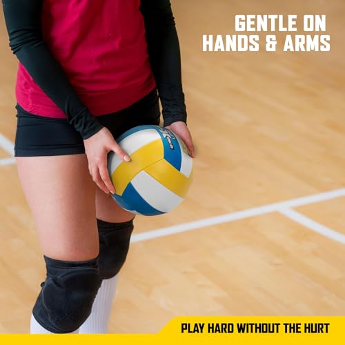RBX Elite Performance Volleyball, Official Size 5, Soft Touch Cover, All Weather, Indoor/Outdoor