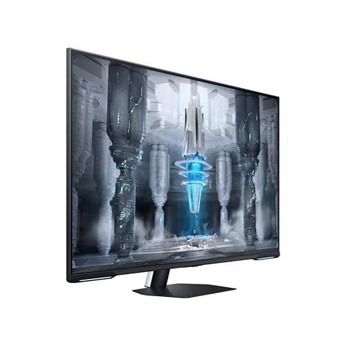 SAMSUNG 43" Odyssey Neo G7 Series 4K UHD Smart Gaming Monitor, 144Hz, 1ms, VESA Display HDR600, Quantum Matrix Technology, AMD FreeSync Premium Pro, LS43CG702NNXZA, Black