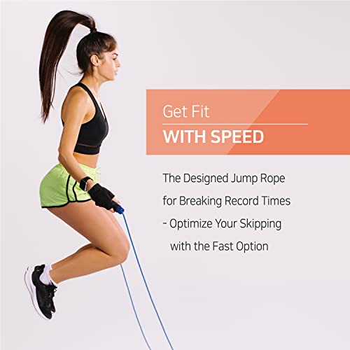 Skipping Rope for Men and Women - Speed Exercise Jump Rope for Fitness Training Workout for All Ages and Gender - Lightwei...
