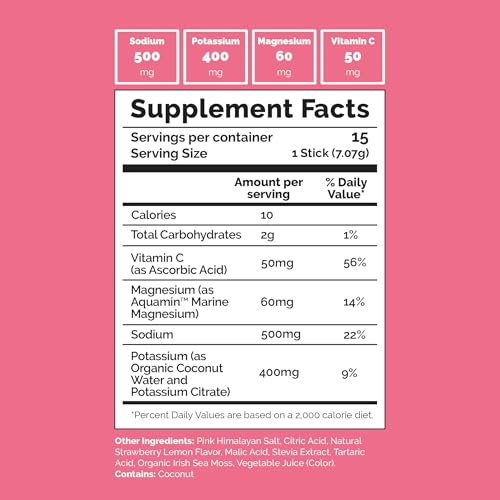 Voli Electrolytes Powder Packets | No Added Sugar Electrolyte Drink Mix for Hydration | Keto & Fasting Friendly, Natural S...