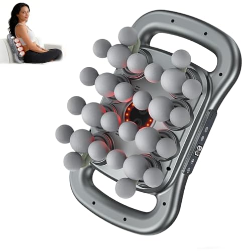 Novotechcal 28-Head Massage Gun Set, Deep Tissue Percussion Massager with 9 Modes and 9 Adjustable Intensities, Quiet Musc...