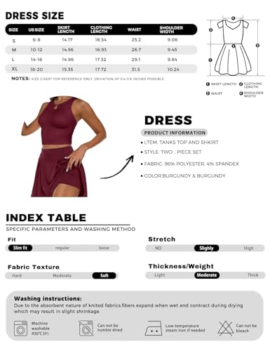 2-Piece Women's Sports Set - Crop Tank&High Waisted Skirt, Casual Sportswear for Tennis, Jogging, Gym, Yoga