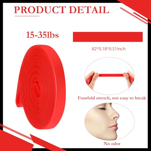 Foilswirl 8 Pcs Resistance Bands Pull up Bands Pull up Assistance Bands Exercise Workout Bands for Working Out Muscle Trai...